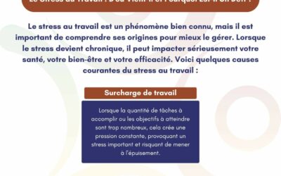 Le stress au travail – D’où vient-il et pourquoi est-ce un défi ?