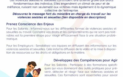 Lutte contre les violences sexistes et sexuelles